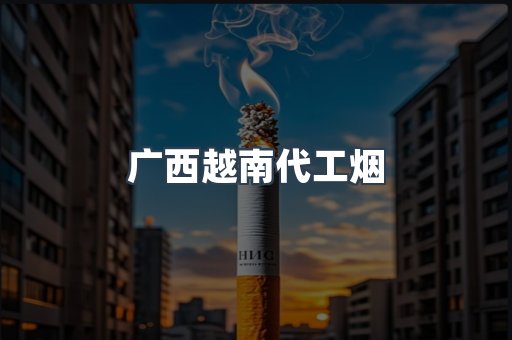 广西越南代工烟